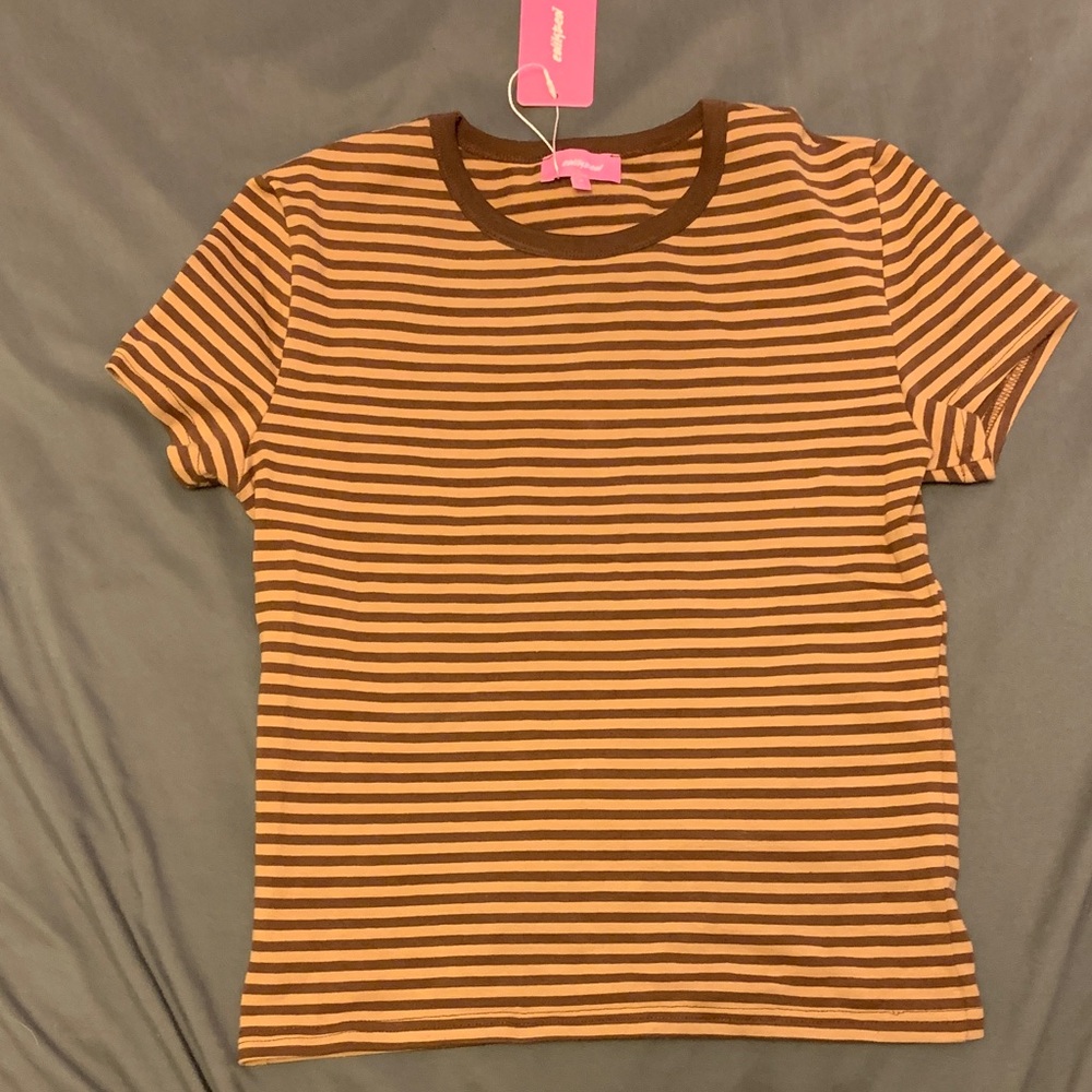 Edikted Nessie Striped T-Shirt